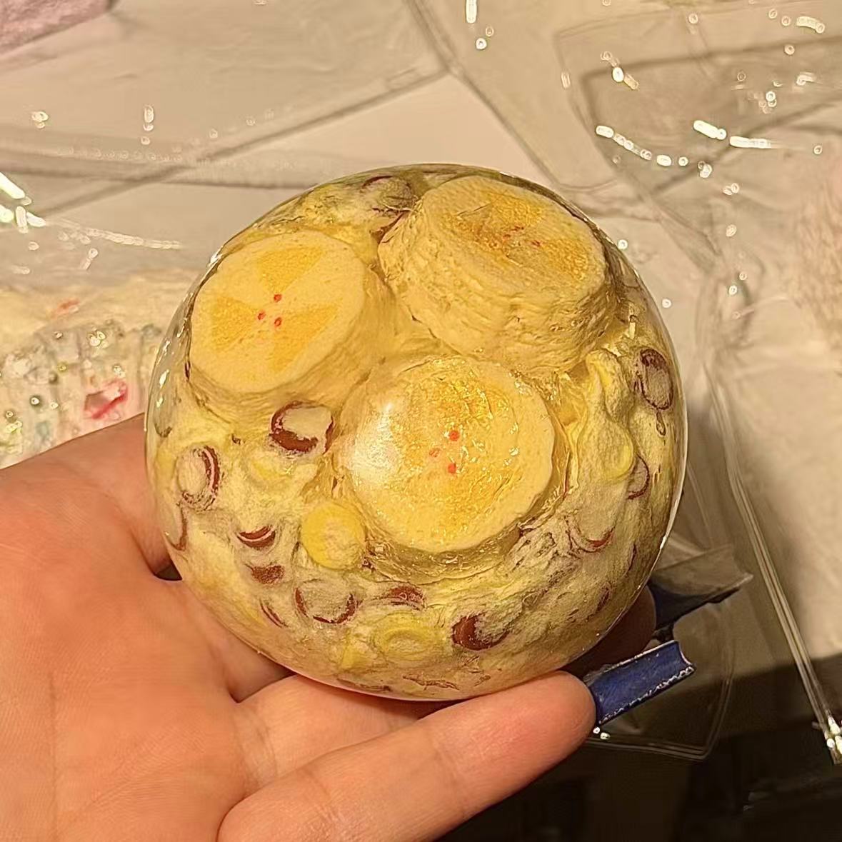 カリカリバナナ ストレスボール(予備カバー付き)
