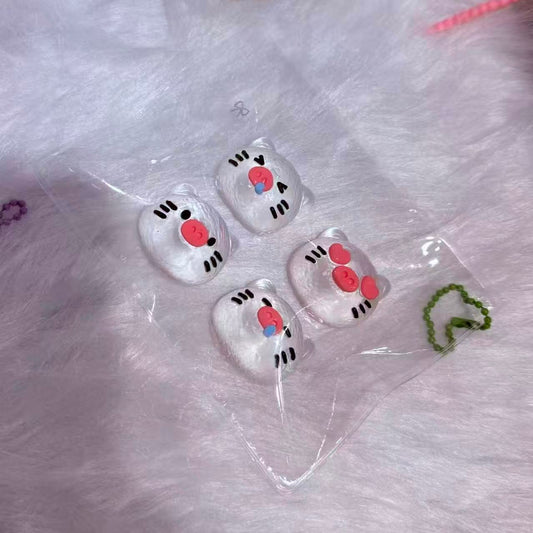 クリア系可愛い豚４連  スクイーズ