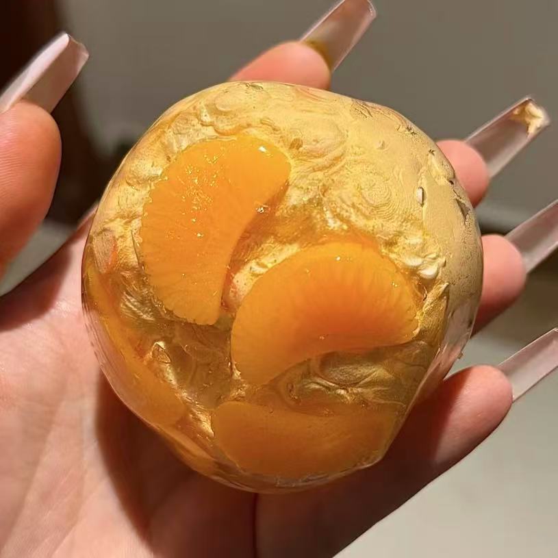 カリカリみかんストレスボール(予備カバー付き)
